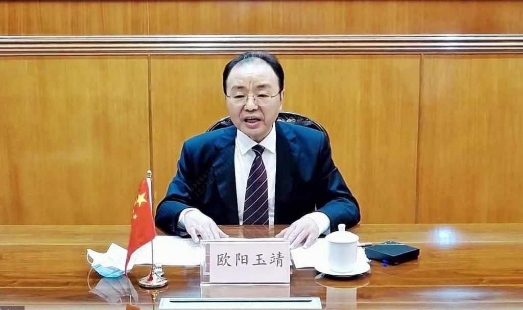 马来西亚中资企业总商会拜会欧阳玉靖大使 | CECCM virtually meets the newly appointed Chinese Ambassador to Malaysia, Ouyang Yujing.