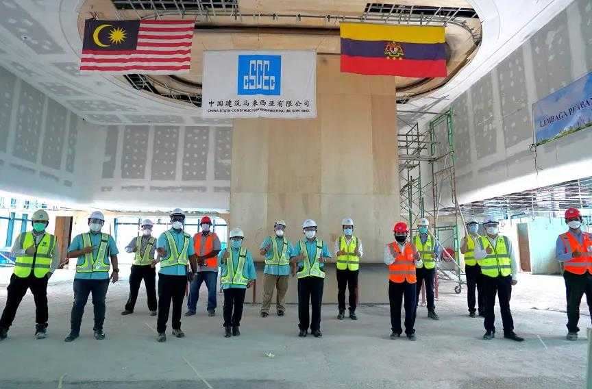 马来西亚建筑行业发展局参观中资企业总商会建筑分会项目 | CIDB visits CECCM Construction Branch's Project