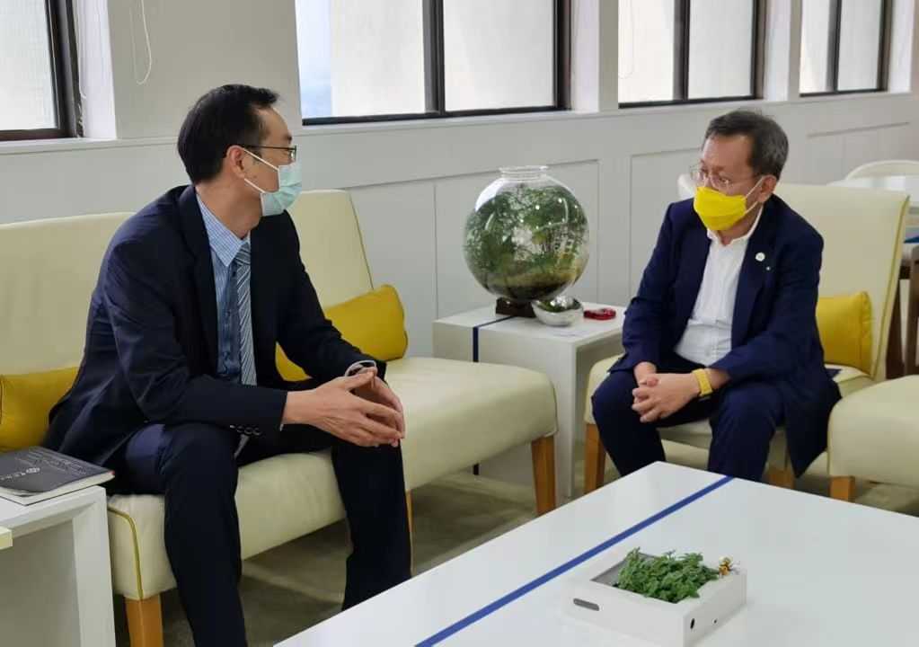 砂分会会长柴杰拜会砂拉越副总理沈桂贤 | CECCM Sarawak Working Committee, President Chai Jie courtesy visits to Deputy Premier of Sarawak, Prof. Dato Sri Dr.Sim Kui Hian